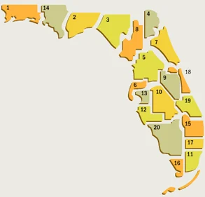 Florida State Circuits Map
